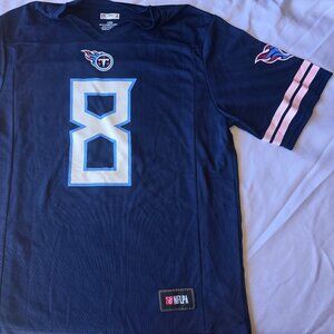 NFL Team Apparel Tennessee Titans Will Levis Jersey- Sleeve Discoloration